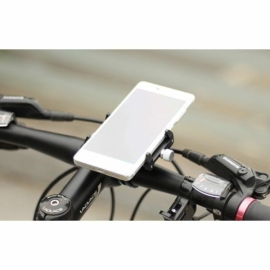 Wozinsky kormányra rakható, állítható biciklis telefon tartó - fekete
