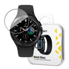 Wozinsky Hybrid kijelzővédő - Samsung Galaxy Watch 4 / 5 40mm - fekete kerettel