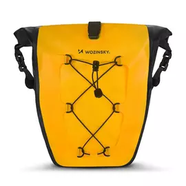 Wozinsky vízálló biciklis táska 25L - sárga