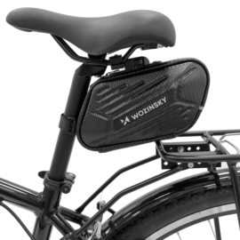 Wozinsky ülés alá rögzíthető biciklis kemény táska 1,5L - fekete