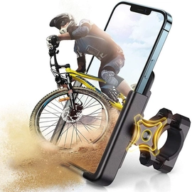 Wozinsky WBHBK3 fém telefontartó kerékpárhoz, rollerhez - fekete