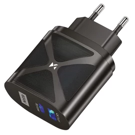 Wozinsky hálózati GaN gyorstöltő QC3.0 PD 33W USB - USB-C - fekete