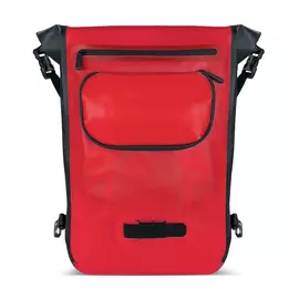 Wozinsky vízálló biciklis hátizsák 2 az 1-ben 23L - piros