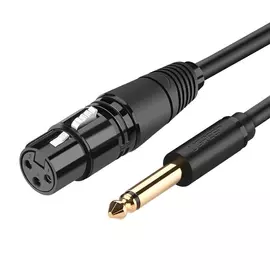 Ugreen XLR - 6,3mm jack kábel 3m - fekete