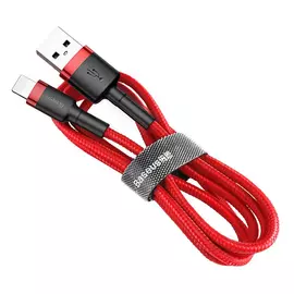 Baseus Cafule USB - Lightning QC3.0, 2,4A 1m kábel - piros