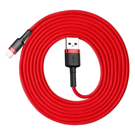 Baseus Cafule USB - Lightning 1,5A 2m kábel - piros