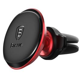 Baseus Magnetic Air Vent mágneses autós telefon tartó szellőzőnyílásba - piros