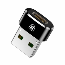 Baseus USB - USB-C adapter - fekete