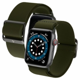Spigen Apple Watch 42/44/45 mm Lite Fit szíj - khaki/sötétzöld