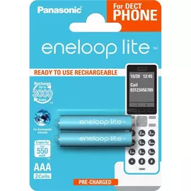 Panasonic eneloop lite BK-4LCCE/2BE AAA 550mAh Ni-MH akkumulátor (2db)
