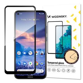 Wozinsky Nokia 5.4 Full Glue Super Tough edzett üveg kijelzővédő fekete kerettel
