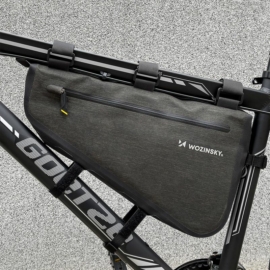 Wozinsky vázra rögzíthető biciklis táska 8L - sötétszürke