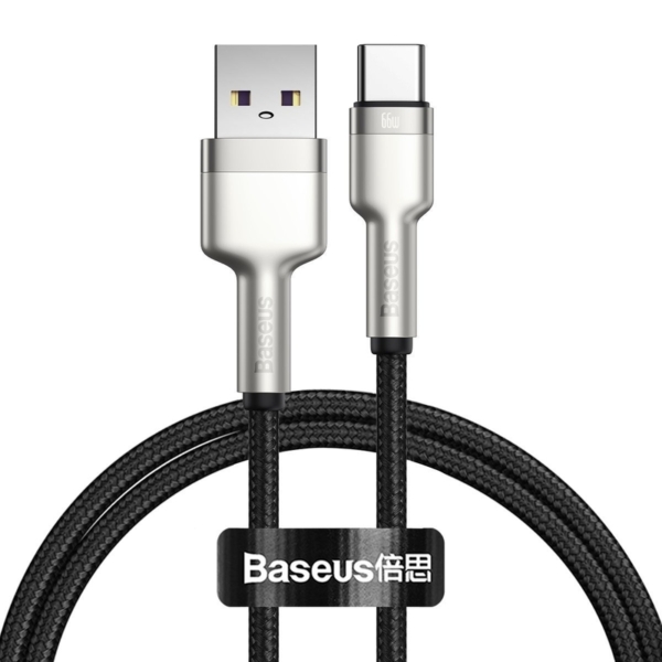 Baseus Cafule USB - USB-C 66W 1m kábel - fekete