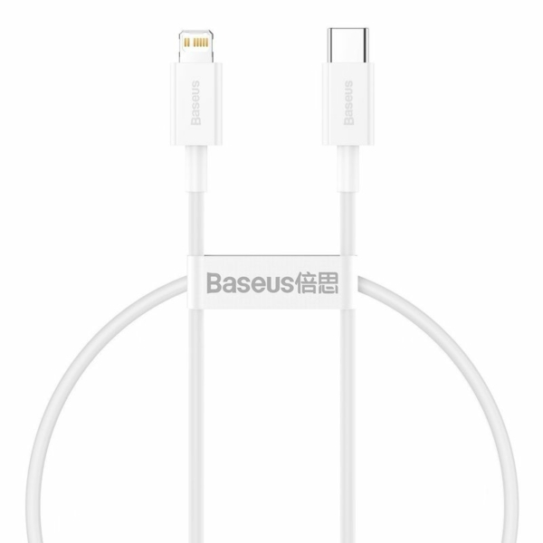 Baseus Superior USB-C - Lightning 20W PD 25cm kábel - fehér