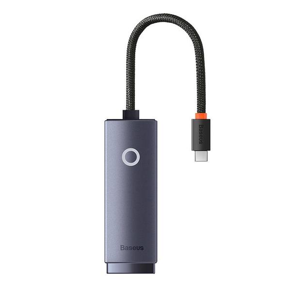 Baseus Lite USB-C - RJ45 LAN hálózati adapter 100Mbps - szürke