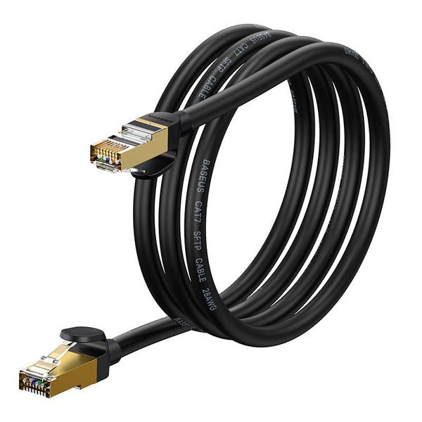 Baseus CAT7 UTP RJ45 hálózati kábel 10Gbps 1,5m - fekete