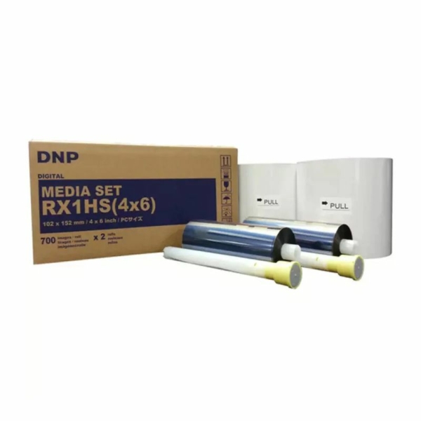 DNP RX1 4×6" nyomtatópapír és fóliakészlet 10×15 cm (1400 print/doboz)