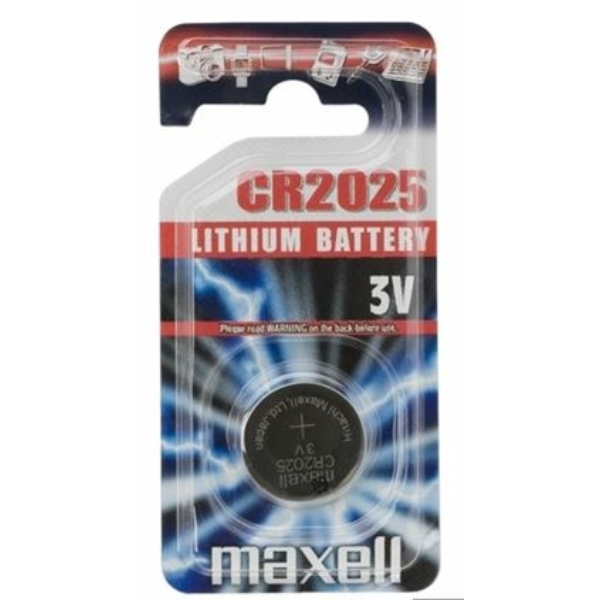Maxell CR2025 3V lítium gombelem 1db/csomag