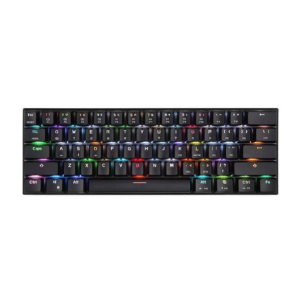 Motospeed CK62 angol vezeték nélküli bluetooth mechanikus gamer billentyűzet - fekete