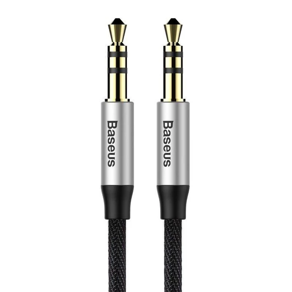 Baseus Yiven M30 3,5mm jack AUX 1,5m audiokábel - fekete