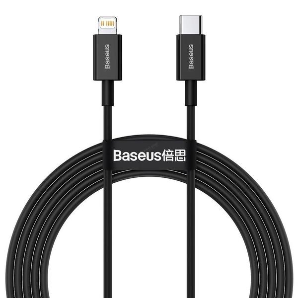 Baseus Superior USB-C - Lightning 20W PD 2m kábel - fekete