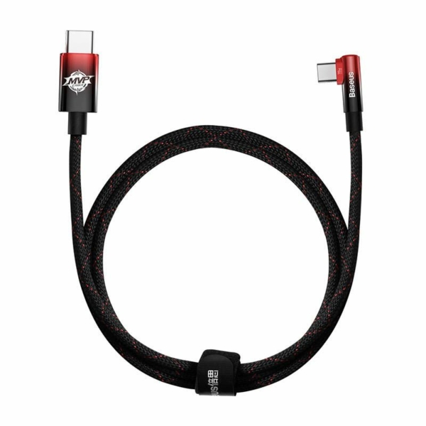 Baseus MVP2 USB-C - USB-C 100W 1m kábel - fekete-piros