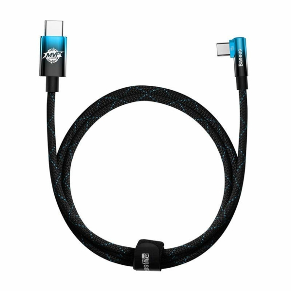Baseus MVP2 USB-C - USB-C 100W 1m kábel - fekete-kék