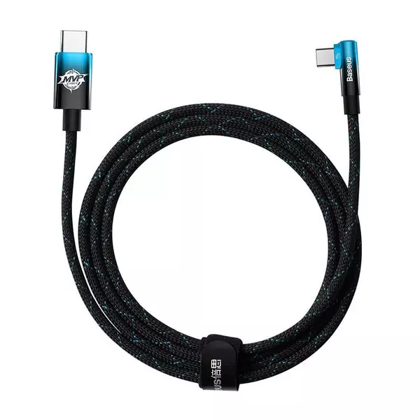 Baseus MVP2 USB-C - USB-C 100W 2m kábel - fekete-kék