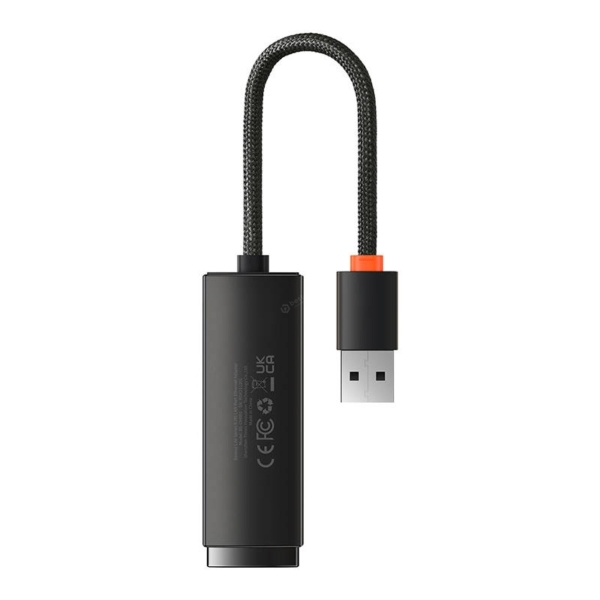 Baseus Lite USB – RJ45 LAN hálózati adapter 100Mbps - fekete