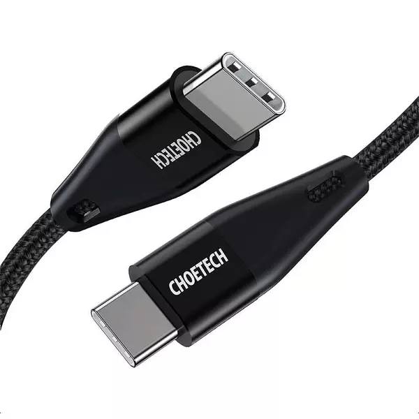 Choetech XCC-1003 USB-C - USB-C PD 60W 1,2m kábel - fekete
