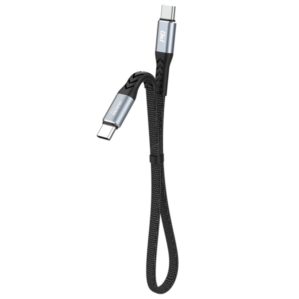 Dudao L10C USB-C - USB-C PD 100W 23cm kábel - fekete