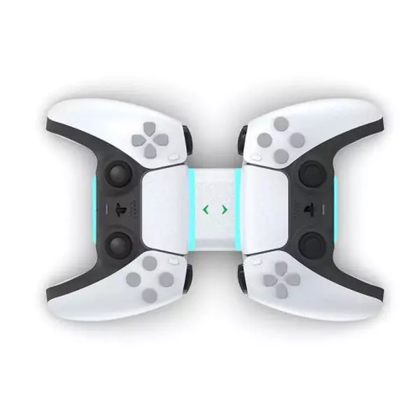 Honcam Gaming PS5 duo töltő állomás Dualsense kontrollerhez - fehér