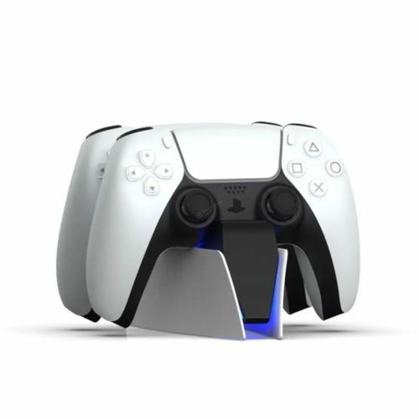 Honcam Gaming PS5 duo töltő állomás Adverse version Dualsense kontrollerhez - fehér