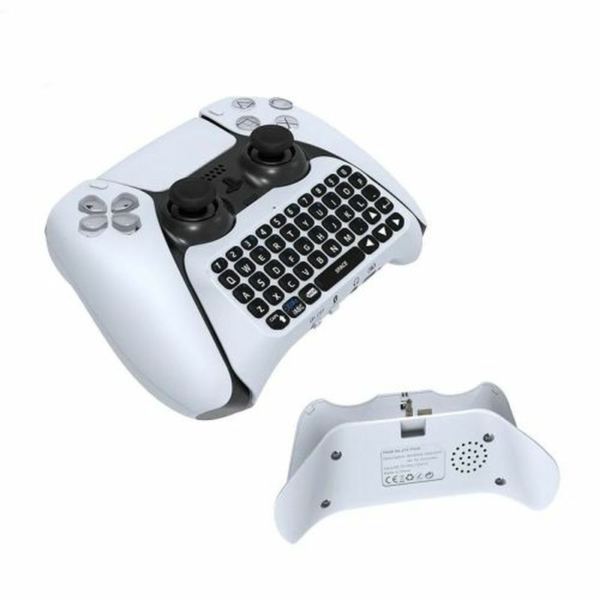 Honcam Gaming PS5 kiegészítő billentyűzet (QWERTY) Dualsense kontrollerhez - fehér