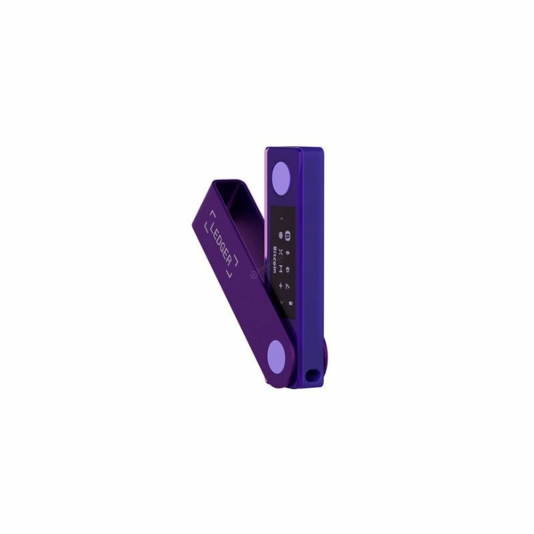 Ledger Nano X Amethyst Purple - Kriptovaluta pénztárca - lila
