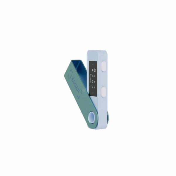 Ledger Nano S Plus Pastel Green - Kriptovaluta pénztárca - pasztel zöld