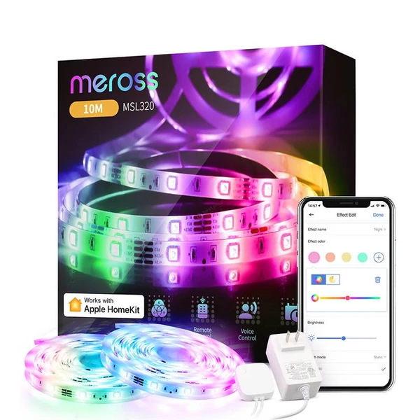 Meross MSL320 Smart WiFi LED Apple HomeKit 10m szalag