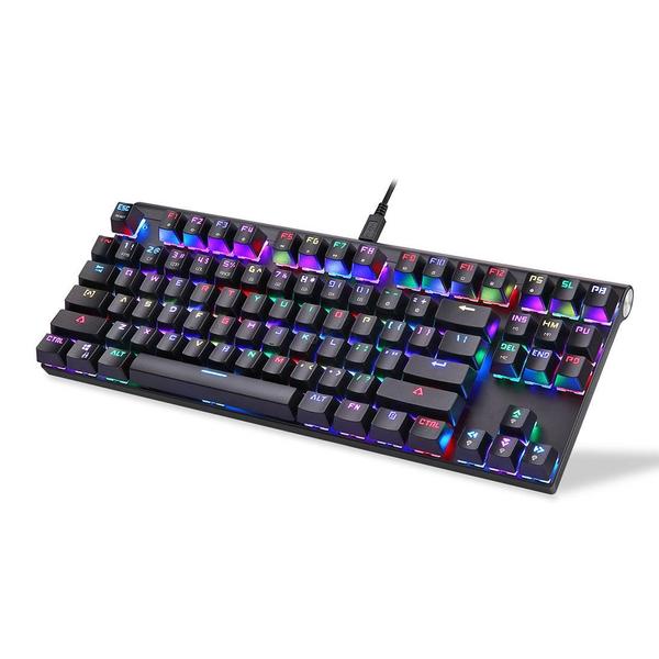 Motospeed CK101 RGB mechanikus angol gamer billentyűzet - fekete