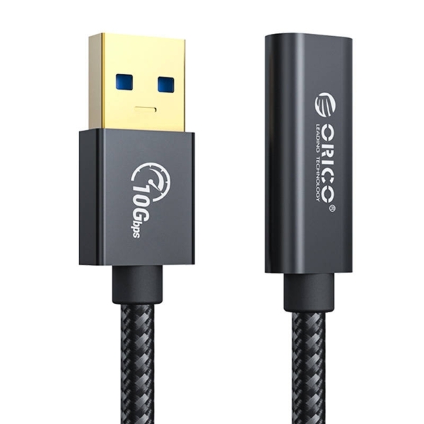 Orico USB (M) - USB-C (F) 1m kábel - fekete
