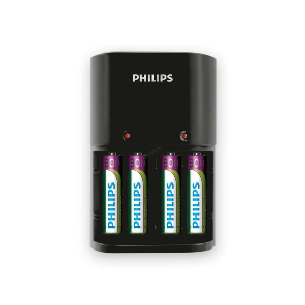 Philips MultiLife akkumulátor töltő + 4db 800mAh AAA akkumulátor