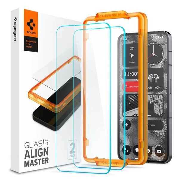 Spigen GLAStR Align Master kiejlzővédő - Nothing Phone 2 - 2db