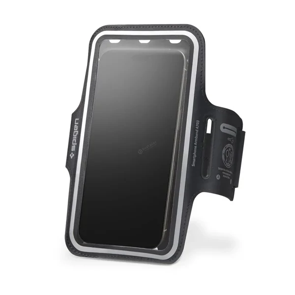 Spigen Dynamic Shield Armband A703 6,9&quot; telefon tartó karpánt sportoláshoz - fekete