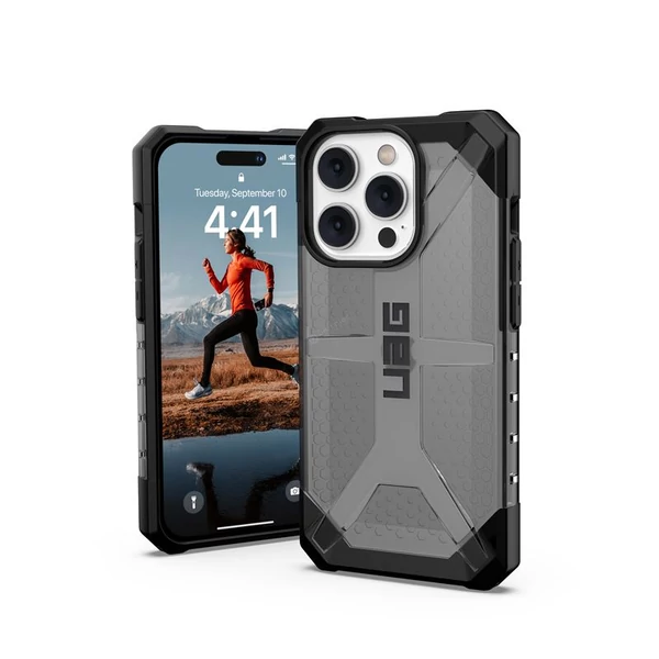 UAG Plasma tok - Apple iPhone 14 Pro - szürke-fekete