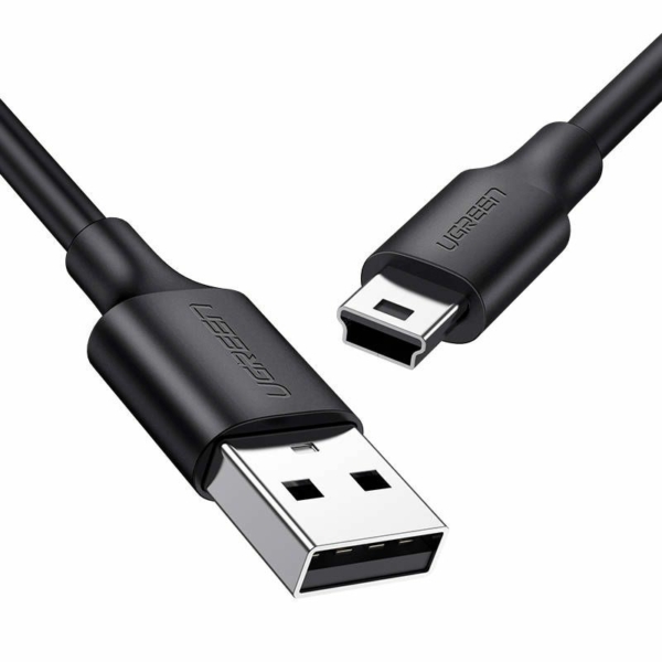 Ugreen US132 USB - mini-USB kábel 1,5m - fekete
