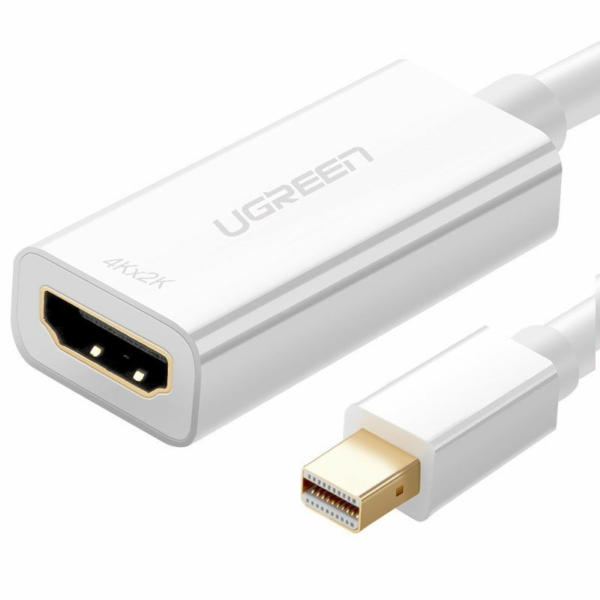 Ugreen MD112 Mini DisplayPort / Thunderbolt 2.0 (M) - HDMI (F) FHD 1080p adapter - fehér