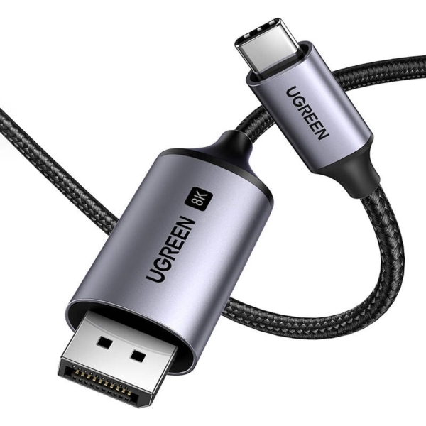 UGREEN USB-C - DisplayPort 8K 2m kábel - fekete