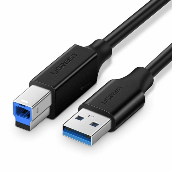 Ugreen US210 USB 3.0 A-B 1m kábel - fekete