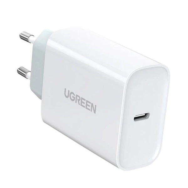 UGREEN CD127 USB-C PD3.0 QC4.0 30W hálózati töltő - fehér