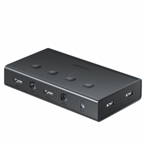 Ugreen CM293 KVM switch 4 x 1 HDMI (F) 4 x USB (F) 4 x USB-B (F)