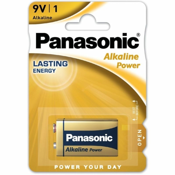 Panasonic Alkaline Power 9V blokk alkáli elem
